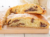 Pan brioche gocce di cioccolato e nutella