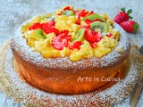 Pan di spagna crema e frutta