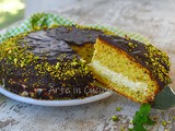 Pan di spagna pistacchio e cioccolato