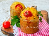 Panettoncini velocissimi pomodori e olive antipasto