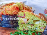 Panettone con patate speck e rucola salato veloce