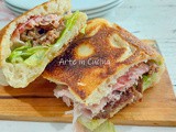 Panuozzo con straccetti e prosciutto