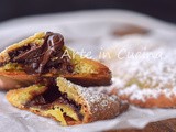 Panzerotti dolci al cioccolato e nutella