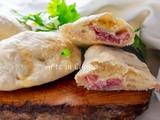 Panzerotti morbidi al prosciutto cotti al forno