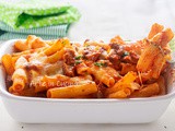 Pasta al forno veloce con carne