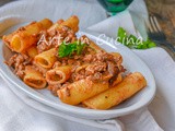 Pasta con funghi porcini e carne macinata