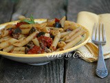 Pasta con melanzane e fiordilatte