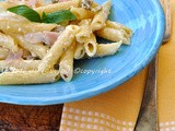 Pasta con philadelphia e prosciutto cotto