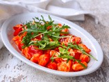 Pasta pomodoro ricotta e rucola