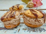 Pasticcini di frolla con mousse alla nutella