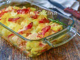 Patate e speck al forno in tortiera