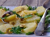 Patate in umido con olive e bottarga ricetta sarda