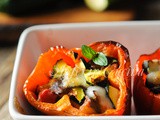 Peperoni ripieni di verdure al forno ricetta light
