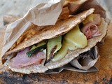 Piadina integrale farcita ricetta light