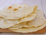 Piadine acqua e farina senza olio