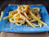 Pici con mollica ricetta toscana primo piatto