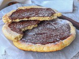 Pizza con nutella veloce senza lievitazione