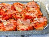 Pizza di pane raffermo farcita