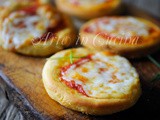 Pizzette al formaggio cremoso veloci facili