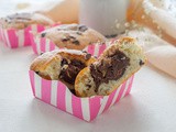 Plumcake gocce di cioccolato e nutella