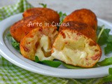 Polpette di patate e prosciutto