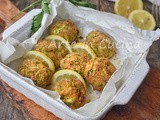 Polpette ricotta e zucchine al forno