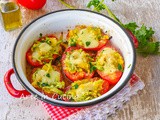 Pomodori al gratin ripieni di zucchine