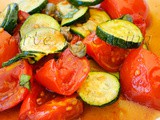 Pomodori grigliati e zucchine all’insalata veloce e light