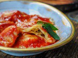 Ravioli con melanzane tonno e scamorza di Agerola