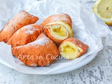 Ravioli fritti alla crema pasticcera