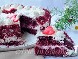 Red velvet senza burro con panna e mascarpone