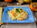 Risotto agli agrumi e gamberi ricetta primo piatto