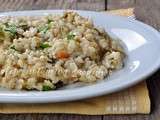 Risotto ai carciofi con bimby o senza