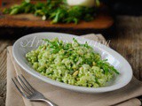 Risotto al pesto di rucola ricetta facile