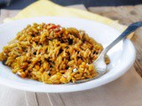 Risotto alla liquirizia e zafferano primo facile