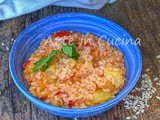 Risotto con patate piatto veloce e leggero