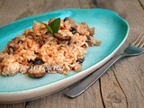 Risotto seppie e funghi porcini