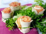 Rose di pancarre al prosciutto finger food veloce