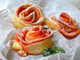 Rose di sfoglia arancia e marmellata