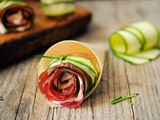 Rose di zucchine e bresaola senza sfoglia veloci light