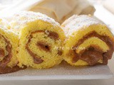 Rotolini con crema al cioccolato