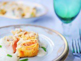 Rotolini di crepes al prosciutto e besciamella