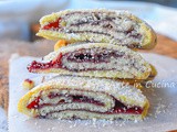 Rotolini di frolla alla marmellata biscotti veloci