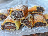 Rotolini di sfoglia alla ricotta con nutella