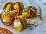 Rotolini melanzane e patate con speck