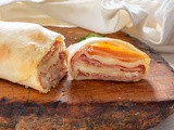 Rotolo al prosciutto con sfoglia senza burro