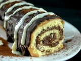 Rotolo alla nutella con copertura al cioccolato