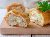 Rotolo con cavolfiore e speck