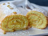 Rotolo della nonna dolce alla crema veloce