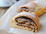 Rotolo di pan brioche alla nutella sfogliato facile